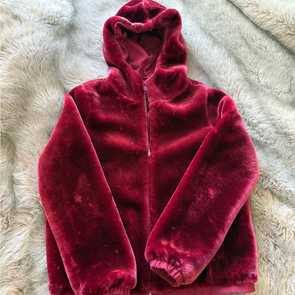 LF/Car Mar Faux Fur Hooded Jacket
